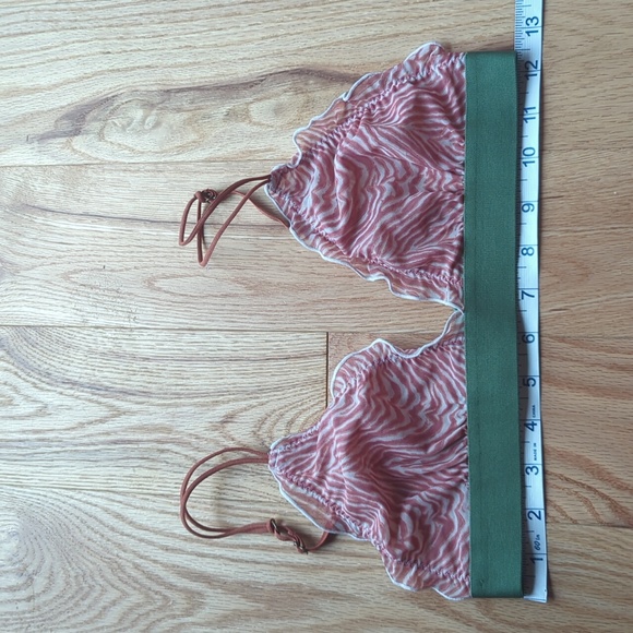 Love Stories. 'Reggipetto' Zebra Print Tulle Bralette. *** See Pics for Sizing. - Picture 4 of 9